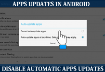 how to Disable Automatic Apps update in Android Device